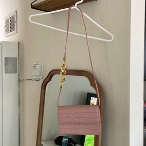 Pink & Gold Crossbody Bag